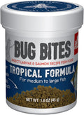 Fluval Bug Bites Tropical Fish Food, Large Granules for Medium to Large Sized Fish, 1.59 oz., A6578