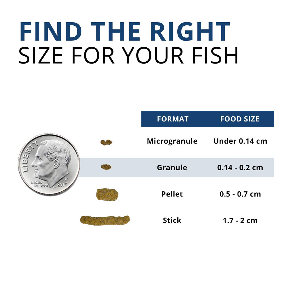 Fluval Bug Bites Tropical Fish Food, Large Granules for Medium to Large Sized Fish, 3.74 lb., A6597, Brown