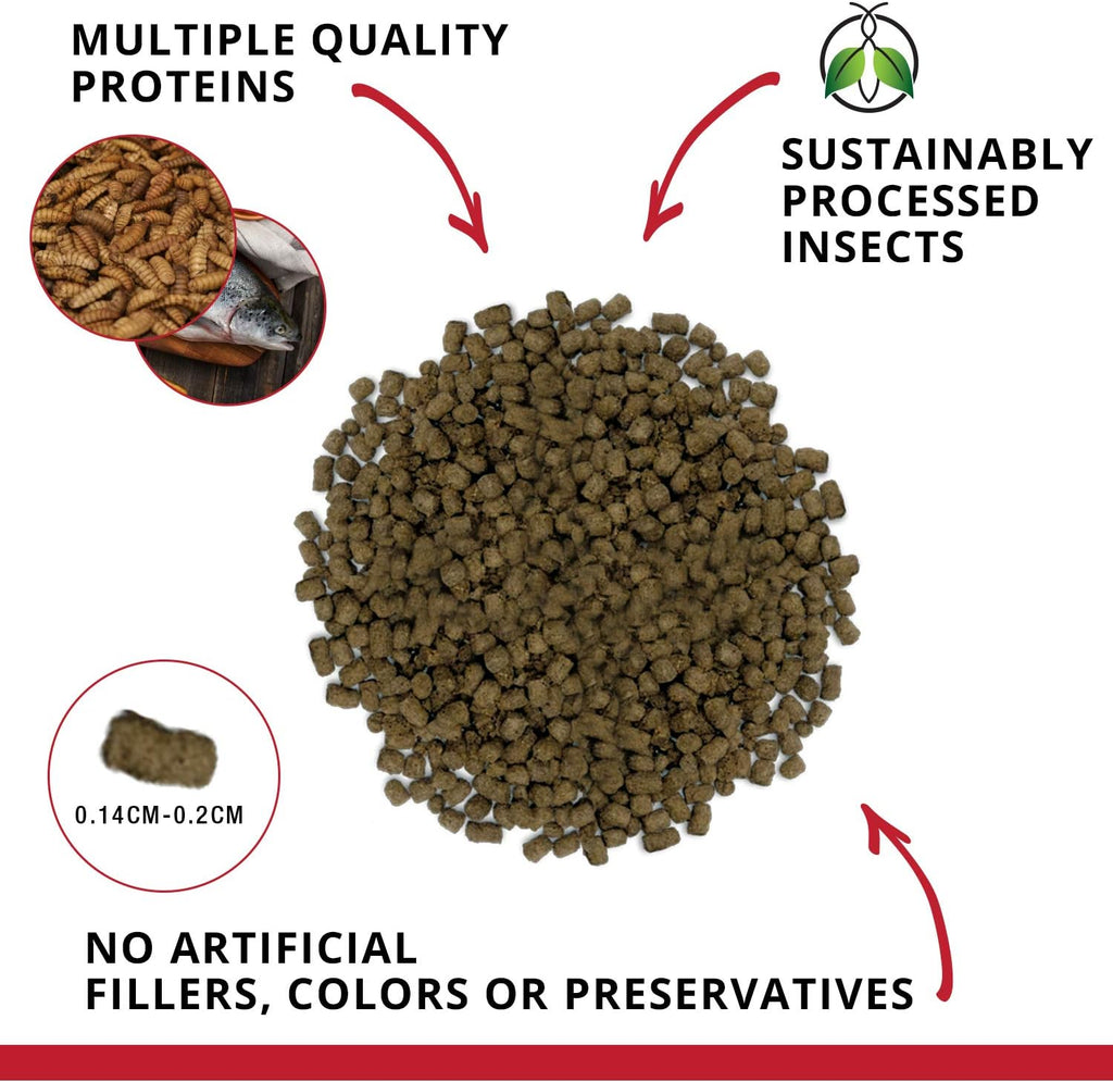 Fluval Bug Bites Cichlid Fish Food, Pellets for Medium to Large Sized Fish, 3.53 oz., A6581