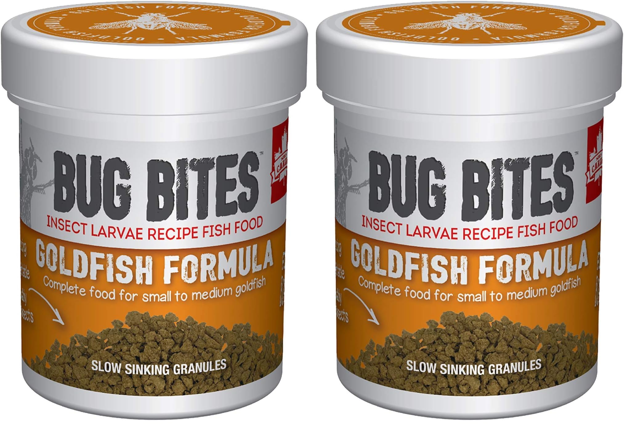 Fluval Bug Bites Goldfish Fish Food, Granules for Small to Medium Sized Fish, 1.6 oz., A6583
