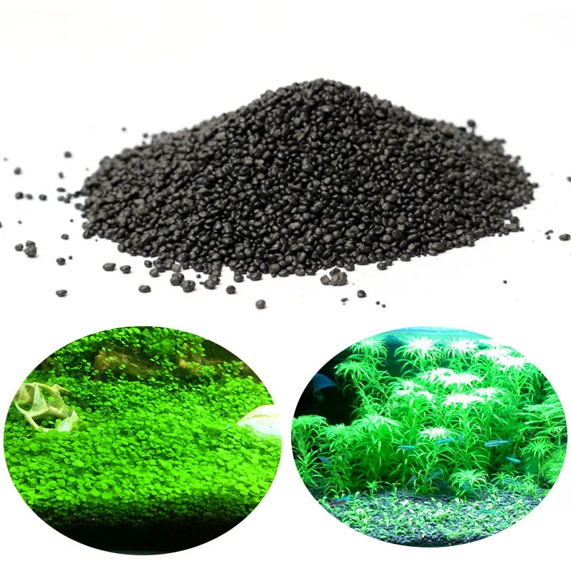 Aquarium Water Grass Mud Plant Seed Soil Fish Tank Bottom Sand Nutrient Soil Black Mud Water Grass Tank Bottom Soil Fertilizer
